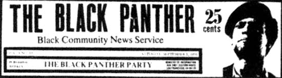 Source: Congress. Staff Study by the Committee on Internal Security – House of Representatives. The Black Panther Party Its Origin and Development as Reflected In Its Official Weekly Newspaper The Black Panther Black Community News Service. Washington, D.C.: GPO, 1970.